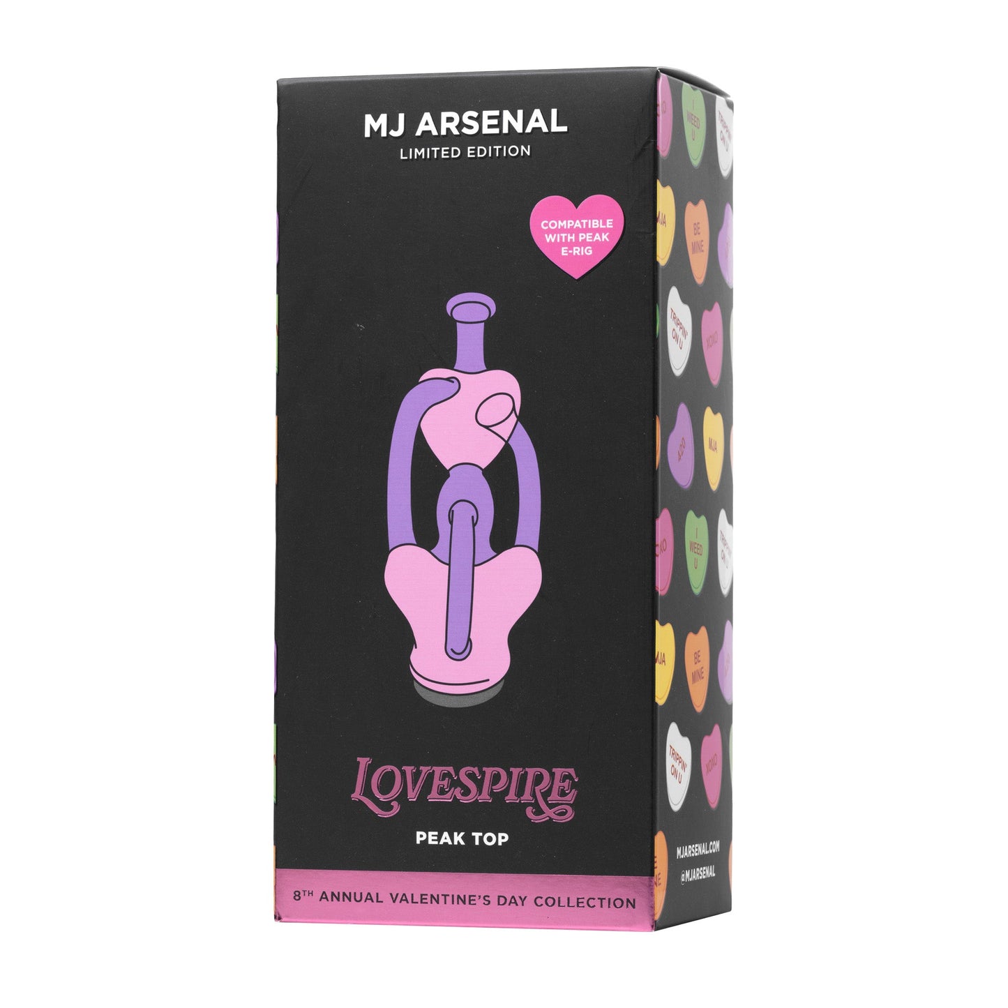 MJ Arsenal Lovespire Puffco Peak Top Valentine's Day