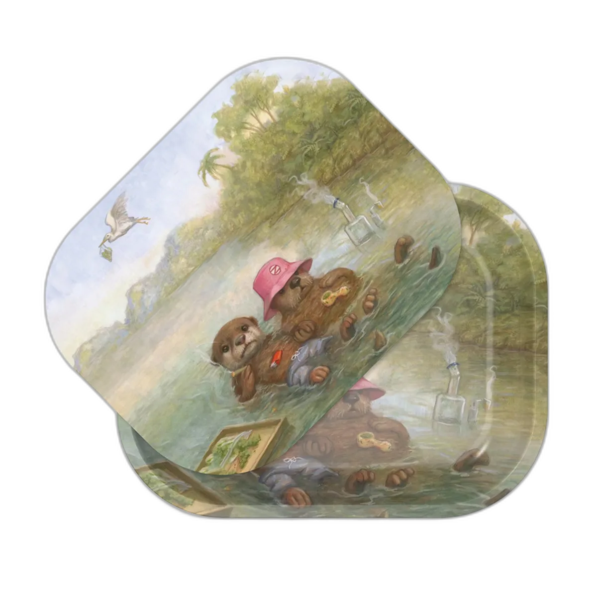 ZZZ's Artist Rolling Tray with Magnetic Lid